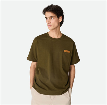 9a+ quality bottega veneta intreccio leather patch pocket t-shirt